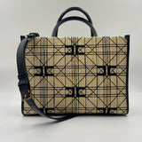 Borsa Shopper in tessuto jacquard - Elisabetta Franchi BS15A41E2 BD9 ELISABETTA FRANCHI 