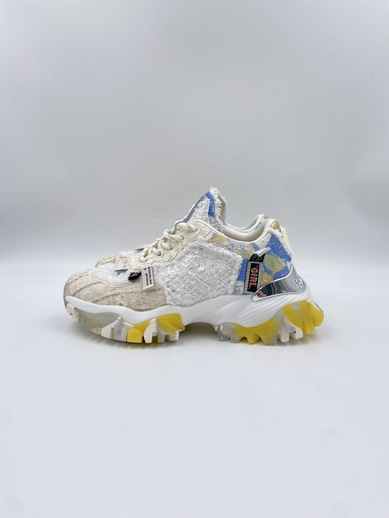 Sneakers giallo bianco - Joia Paris Clash 2001041 GIALLO JOIAPARIS 