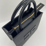 Tote con impunture a contrasto - Elisabetta Franchi BS08A51E2 110 ELISABETTA FRANCHI 