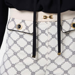 Pantalone con stampa losanghe - Elisabetta Franchi PAS7151E2 E84 ELISABETTA FRANCHI 