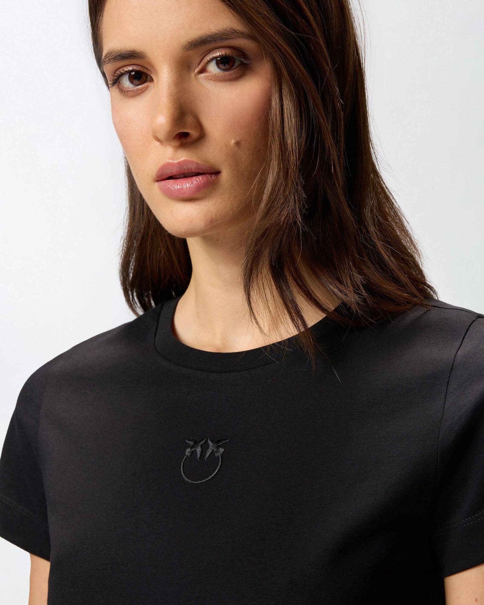 T-shirt con ricamo 100355A2RD Z99 PINKO 