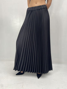 Gonna in raso plissè