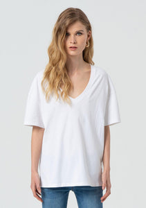 T-shirt over in jersey - Fracomina