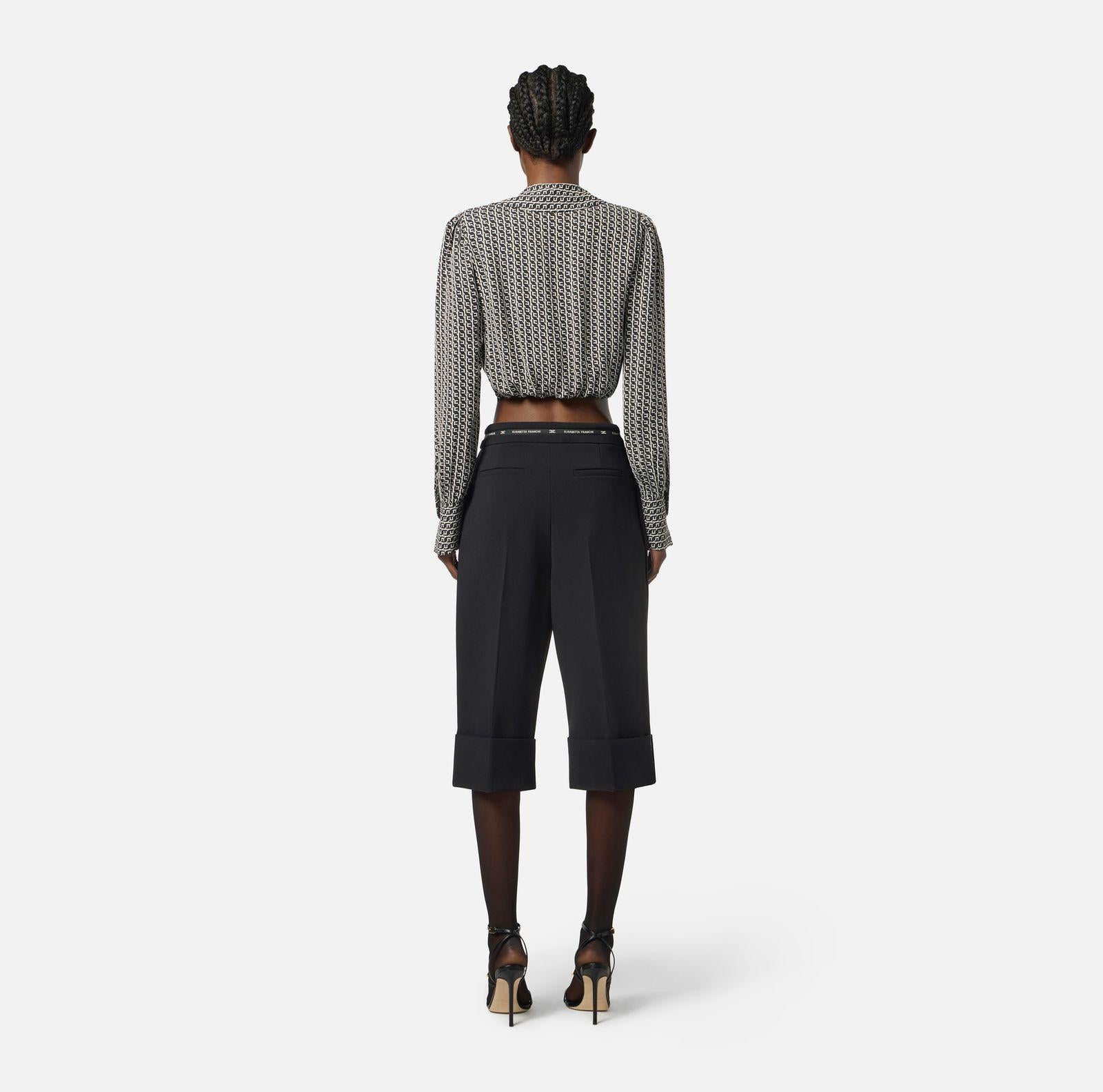 Bermuda con nastro logo PA11656E2 110 ELISABETTA FRANCHI 