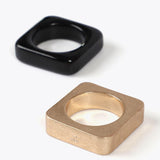 Set anellii quadrati bicolore LF2503025 2MN LOLA 
