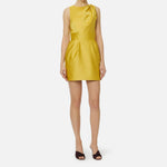 Abito in duchesse con dettagli - Elisabetta Franchi AB87561E2 EV4 ELISABETTA FRANCHI 
