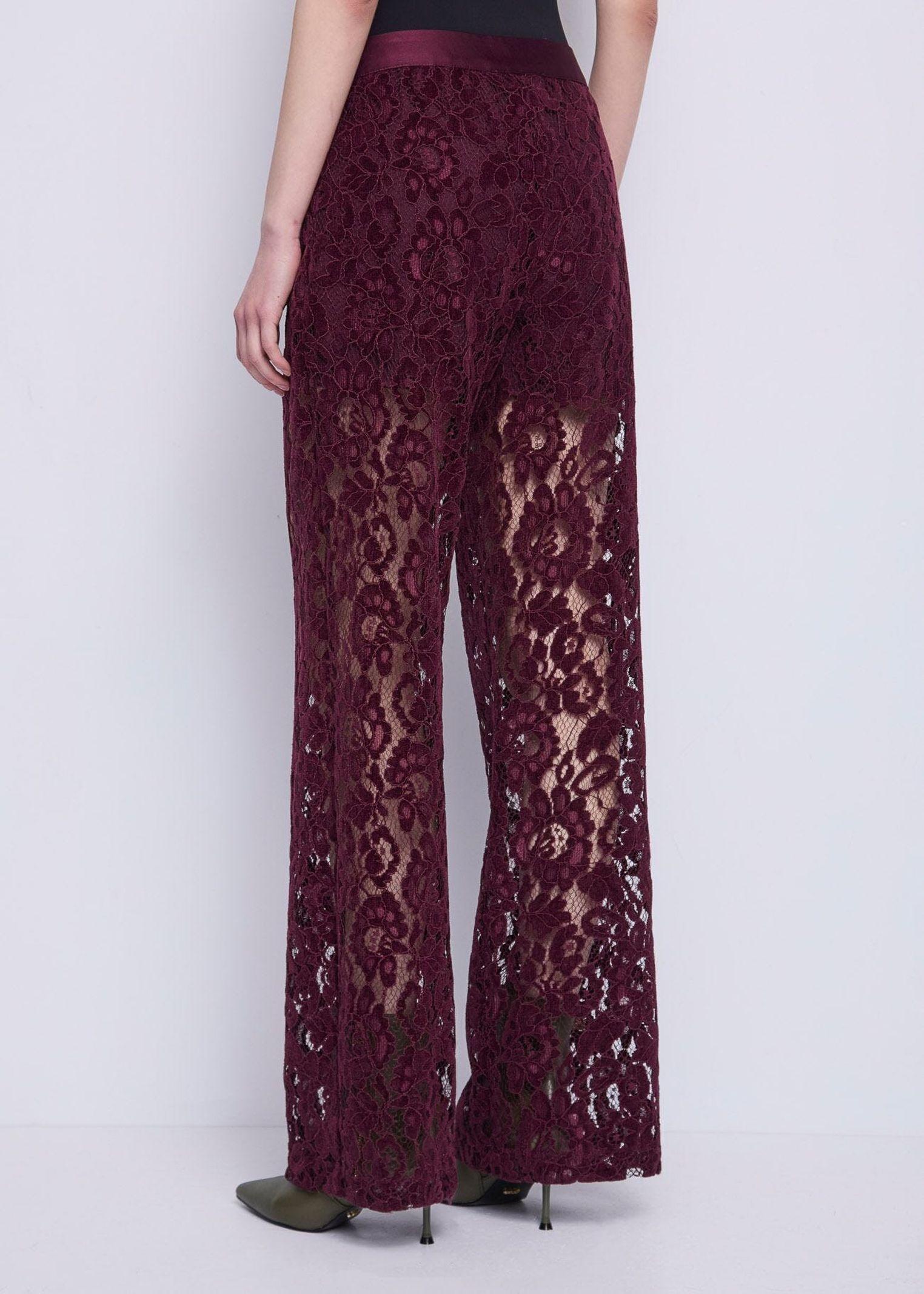 Pantalone in pizzo floreale - Gaudi 521FD25004 2434 GAUDI' 