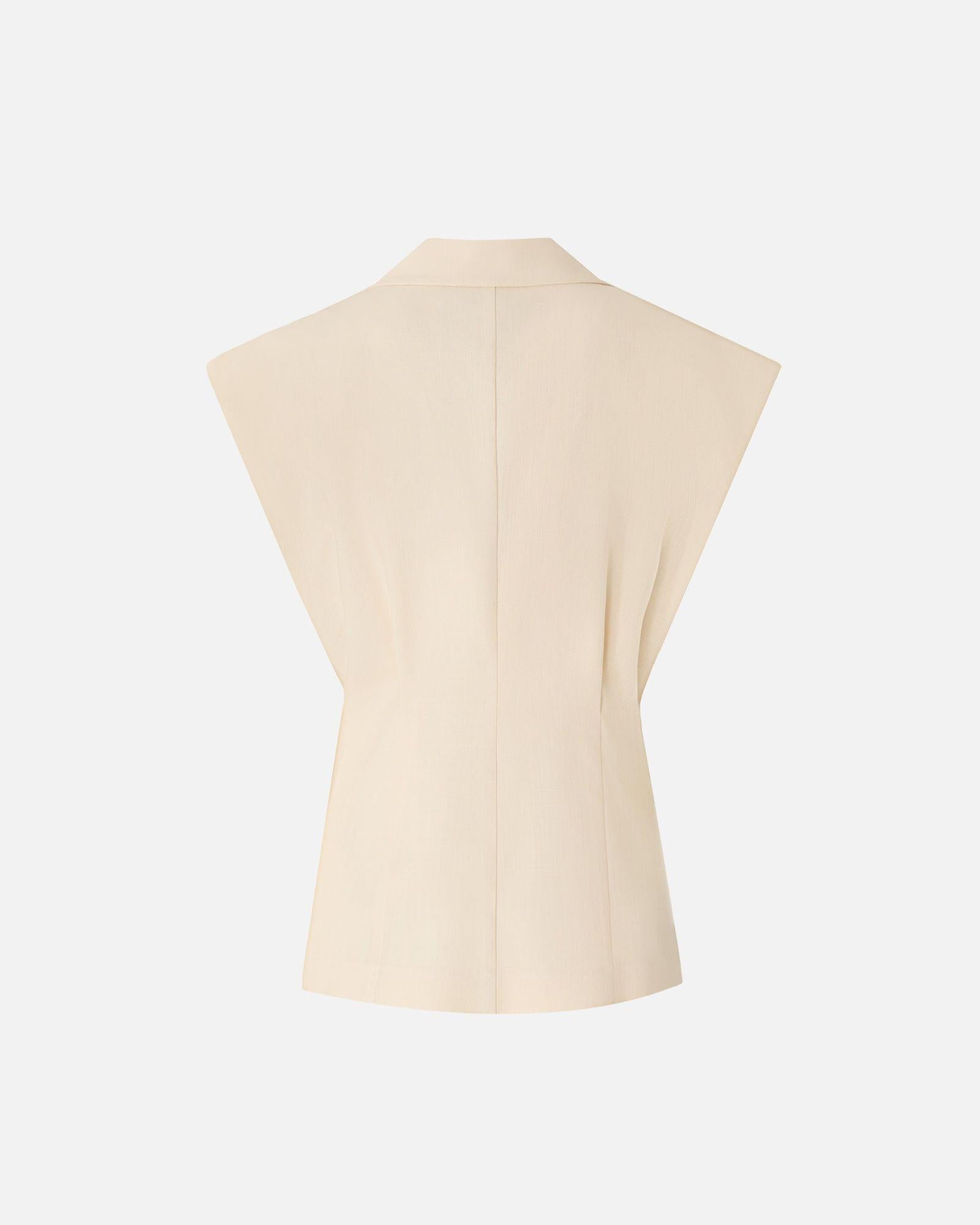 Giacca smanicata effetto rustico - Pinko 106509A2W6 C00 PINKO 