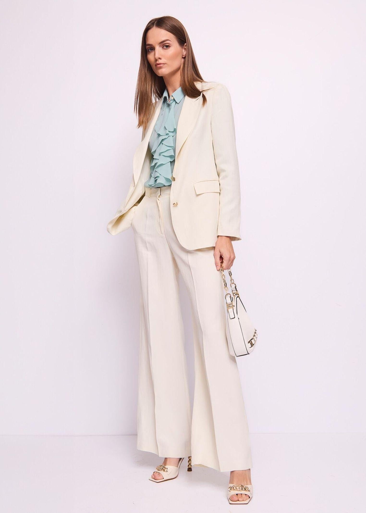 Pantalone palazzo con piega - Gaudi 511FD25006 3213 GAUDI' 