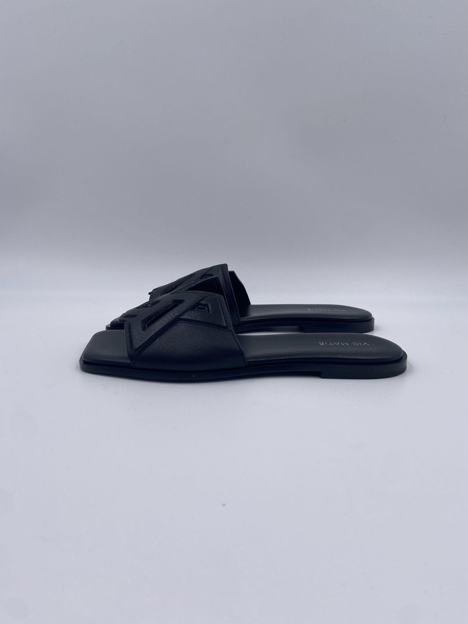 Square Open ciabatta monogram 1G3770D 101 VIC MATIE' 