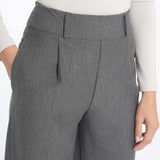 Pantalone carrot con pinces in tessuto Compact