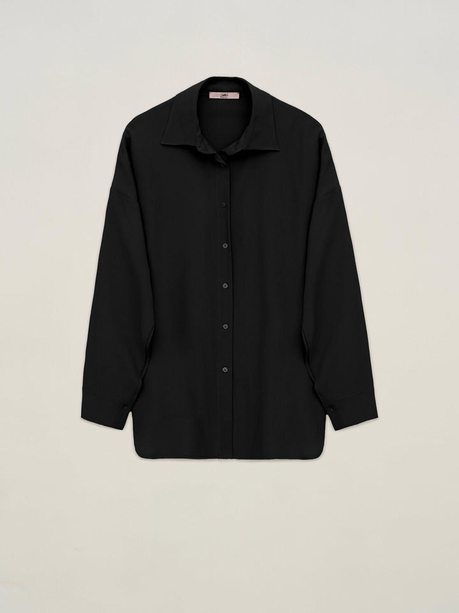 Camicia over in crepe de chine EDDI13 D1 10 CARLA G. 