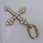 Ciondolo Croce Bizantina - Alevà BIZANTINA OROBIANCO ALEVA' 