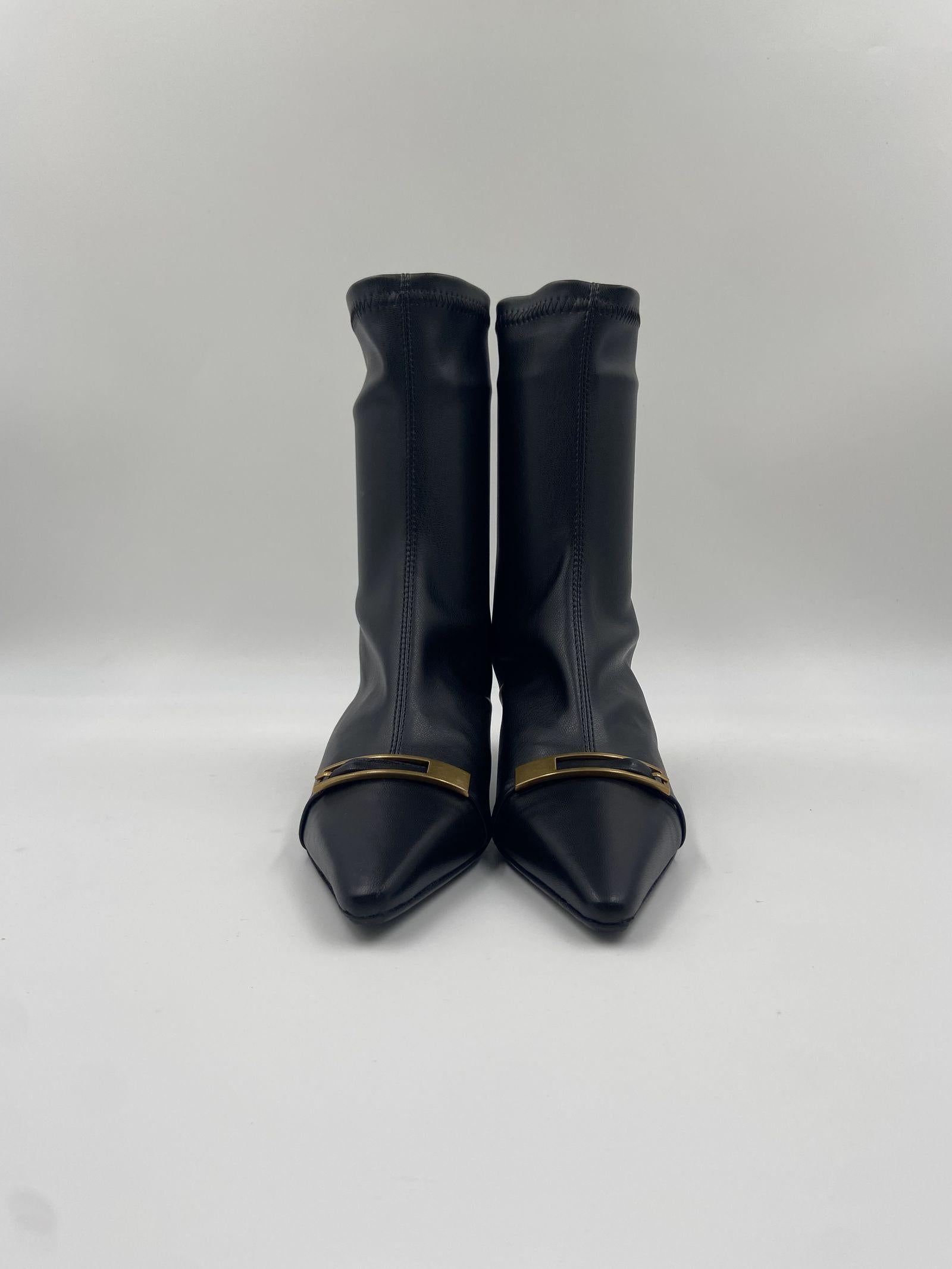 Tronchetto tacco basso 2795 NERO OFELIA 
