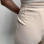 Pantalone con placca oro - Elisabetta Franchi PA00436E2 193 ELISABETTA FRANCHI 