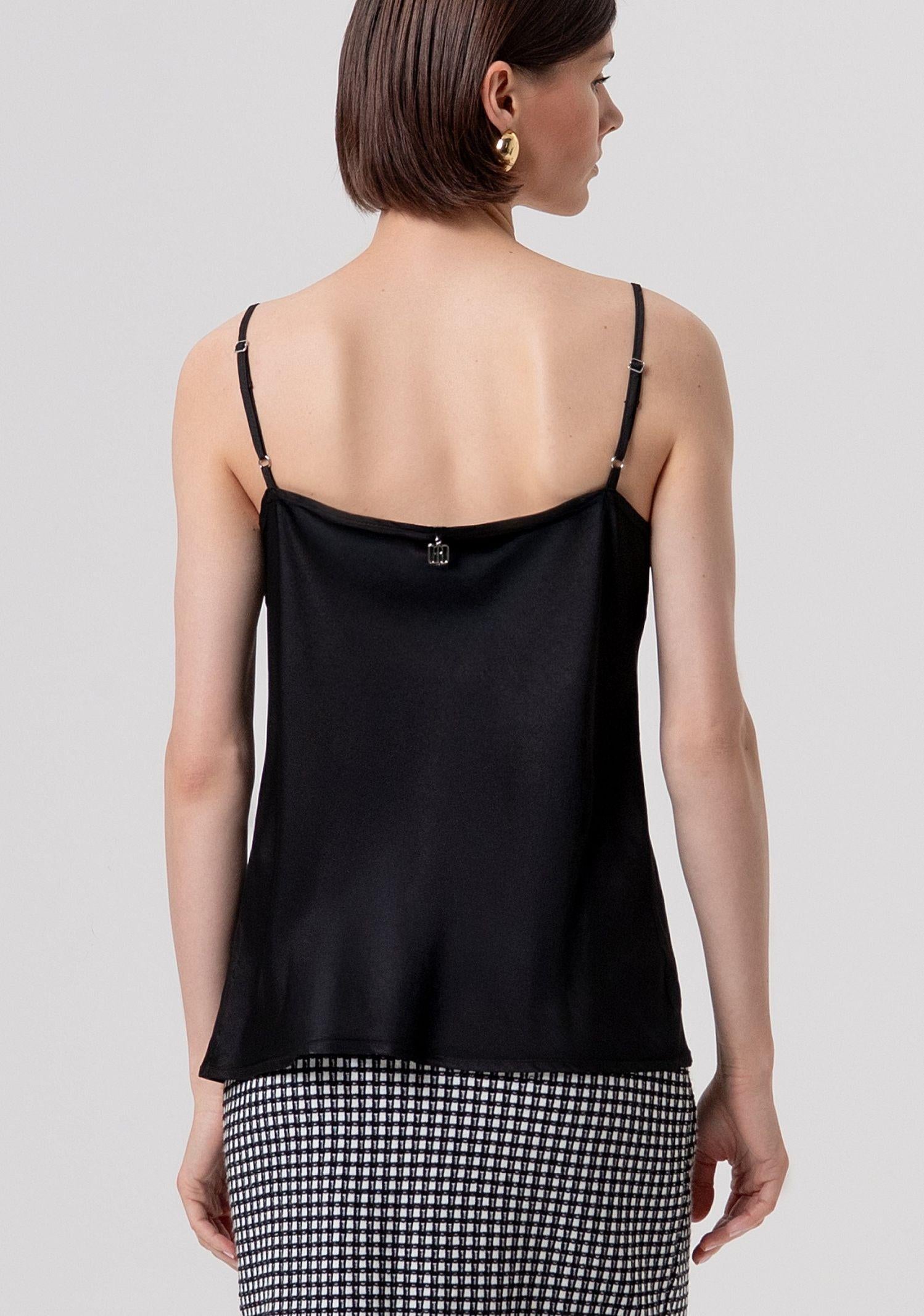 Top in raso FR26ST2033W41301 053 FRACOMINA 