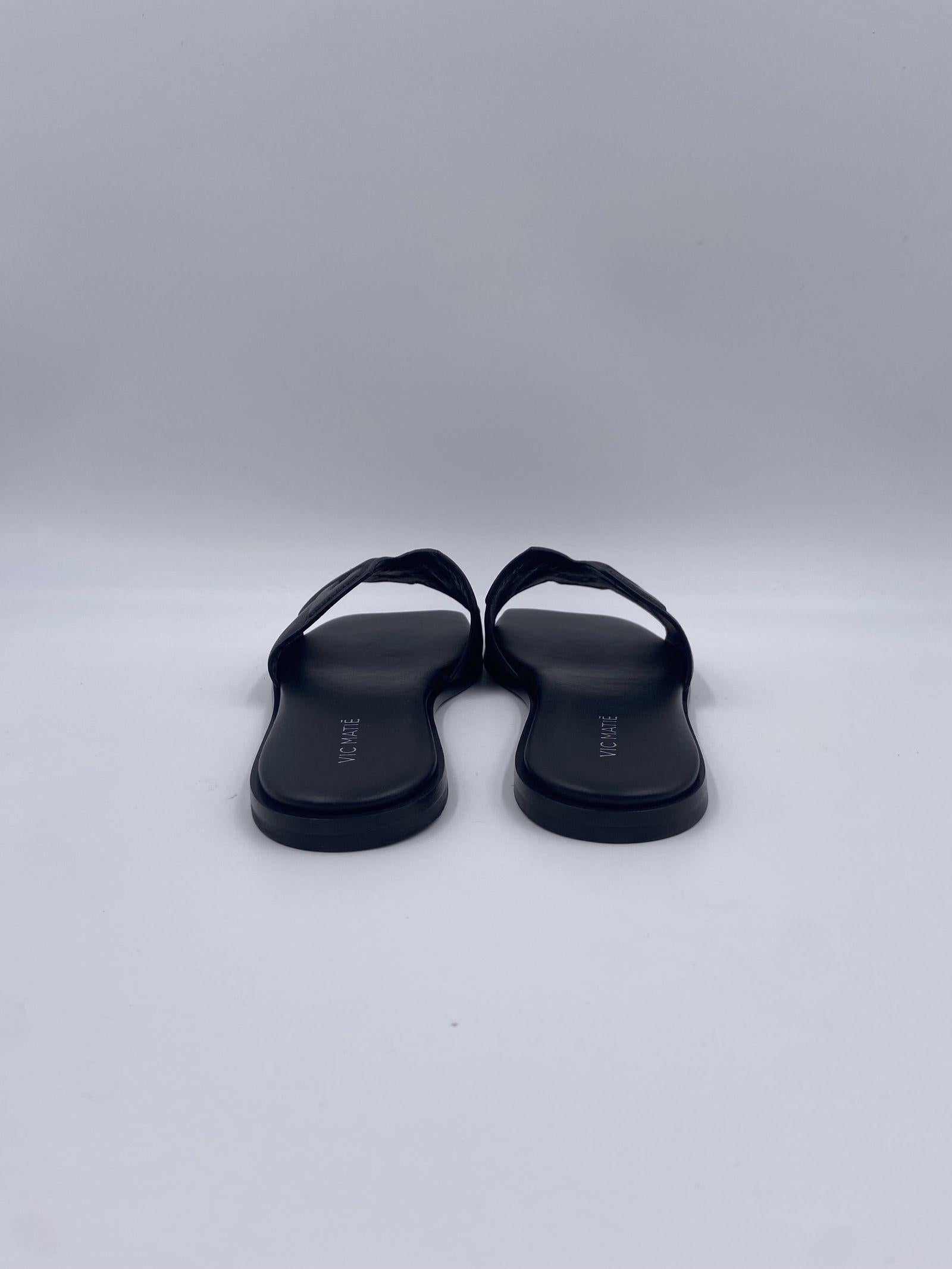 Square Open ciabatta monogram 1G3770D 101 VIC MATIE' 