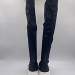 Stivale bicolor sopra al ginocchio - Jeannot 79091 NERO JEANNOT 