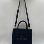 Tote con impunture a contrasto - Elisabetta Franchi BS08A51E2 110 ELISABETTA FRANCHI 