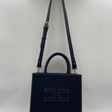 Tote con impunture a contrasto - Elisabetta Franchi BS08A51E2 110 ELISABETTA FRANCHI 