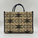 Borsa Shopper in tessuto jacquard - Elisabetta Franchi BS15A41E2 BD9 ELISABETTA FRANCHI 