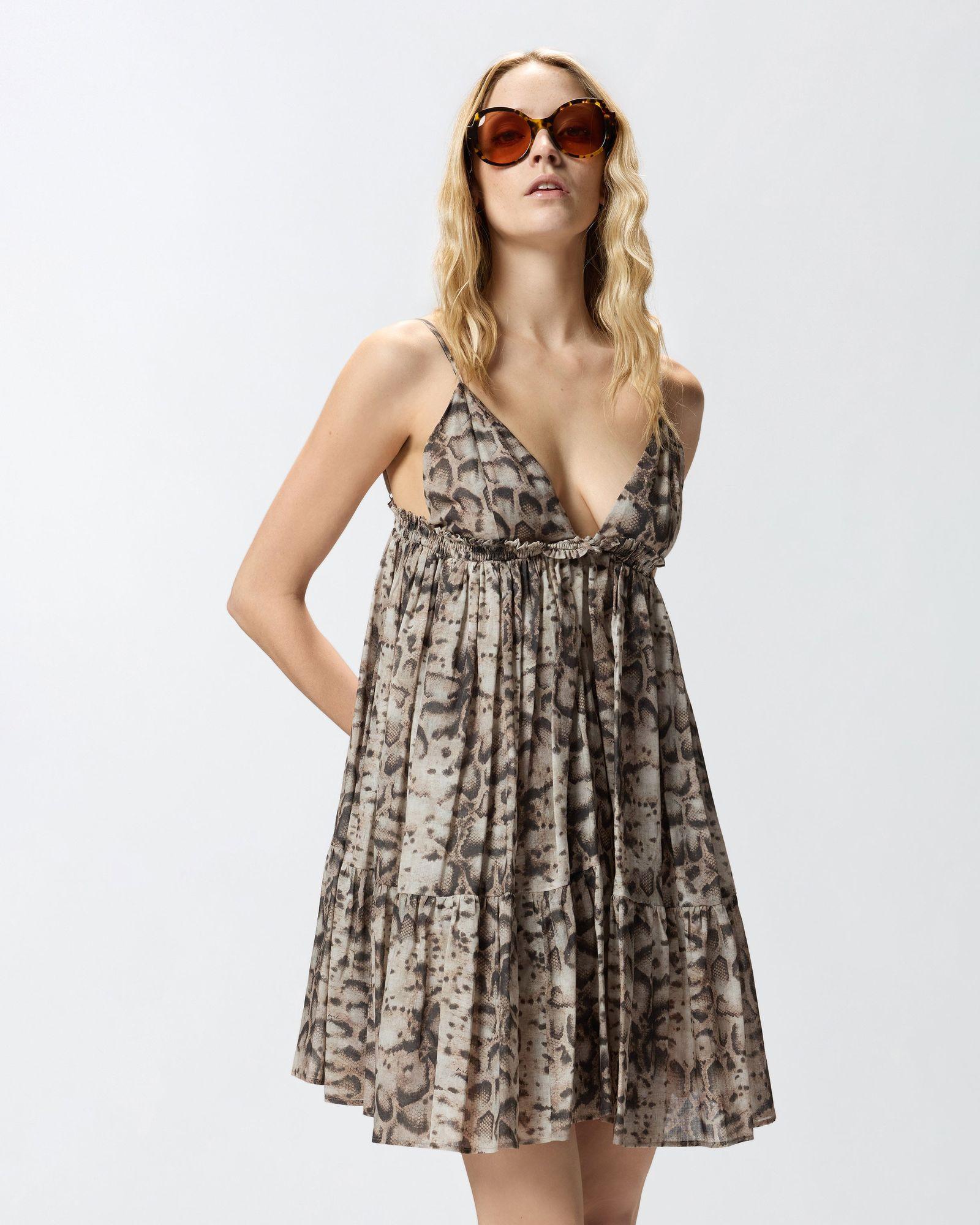 Abito Adrano mussola stampa - Pinko 106917A3AP CZ9 PINKO 