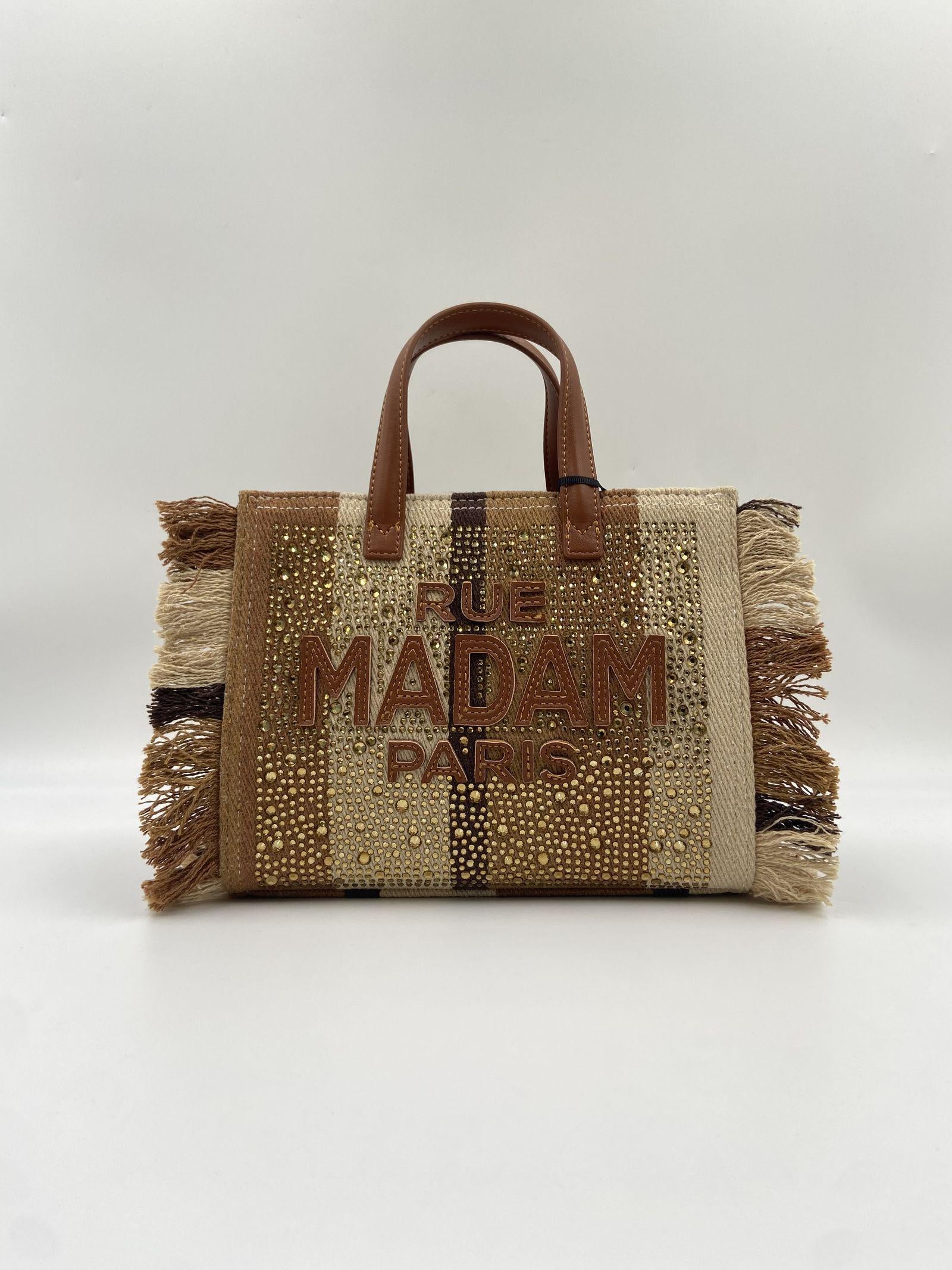 Borsa Casablanca Mini Riga - Rue Madam Paris CASABLANCAMINITOTE RIGAMARRONE RUE MADAM PARIS 