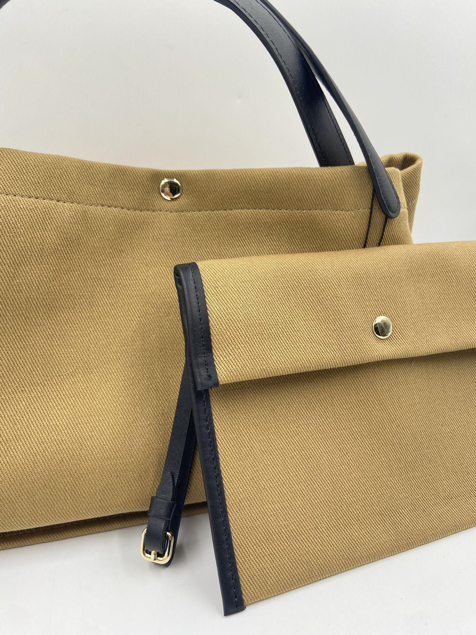 Borsa con pochette coordinata - Eleh EBFW25007 SENAPE ELEH 