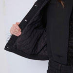 Giubbotto in denim con piume 521FD36001 00 GAUDI' 