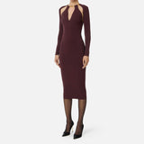Abito con snake gioiello - Elisabetta Franchi AM11S56E2 EA4 ELISABETTA FRANCHI 