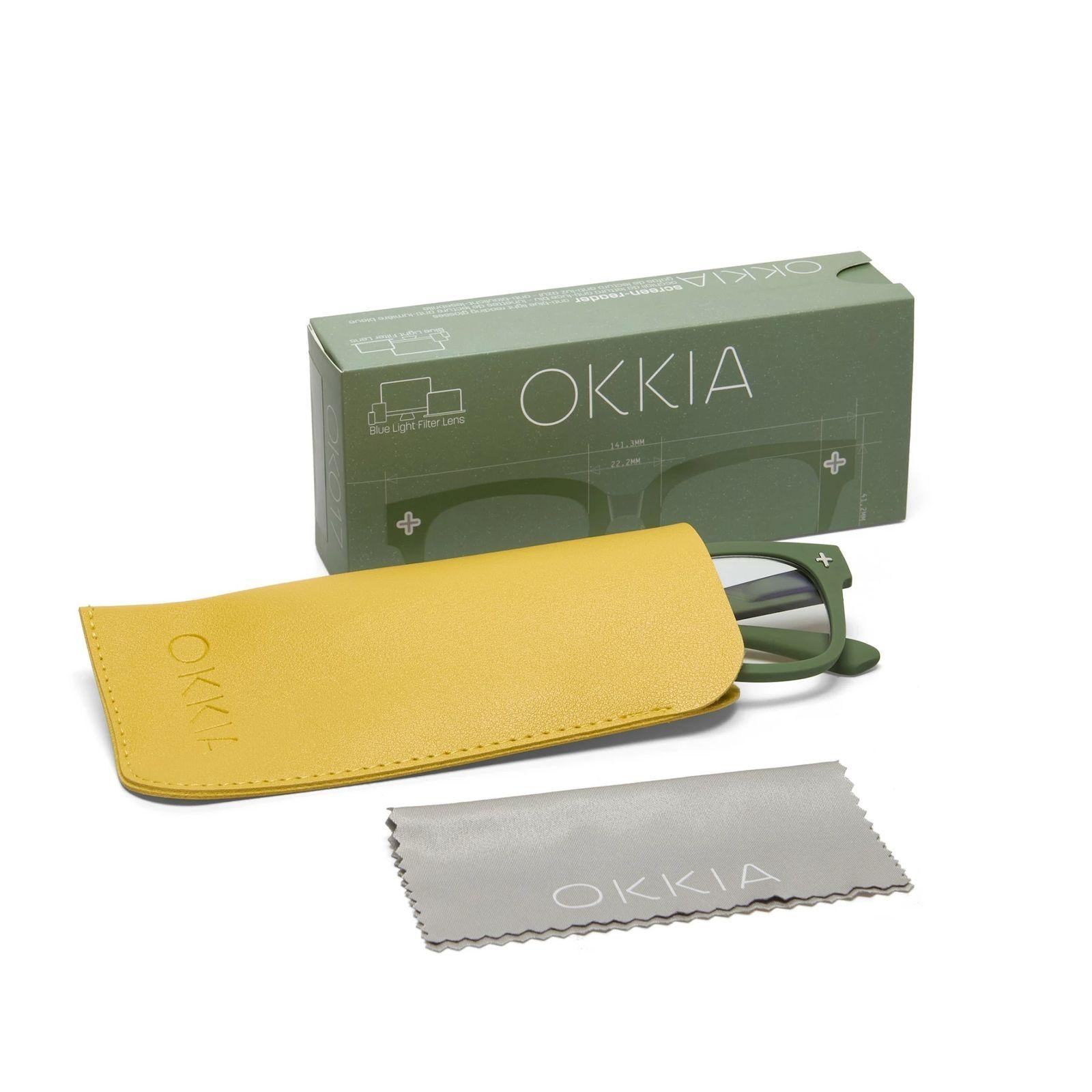 Occhiale da lettura Giovanni OK017GR VERDE OKKIA 
