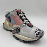 Sneakers rosa azzurro e oro 6F033 2013 CLJD 