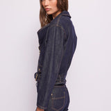 Giubbotto biker con cintura 611BD36001 00 GAUDI' 