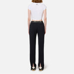 T- shirt cropped con zip MA00846E2 270 ELISABETTA FRANCHI 
