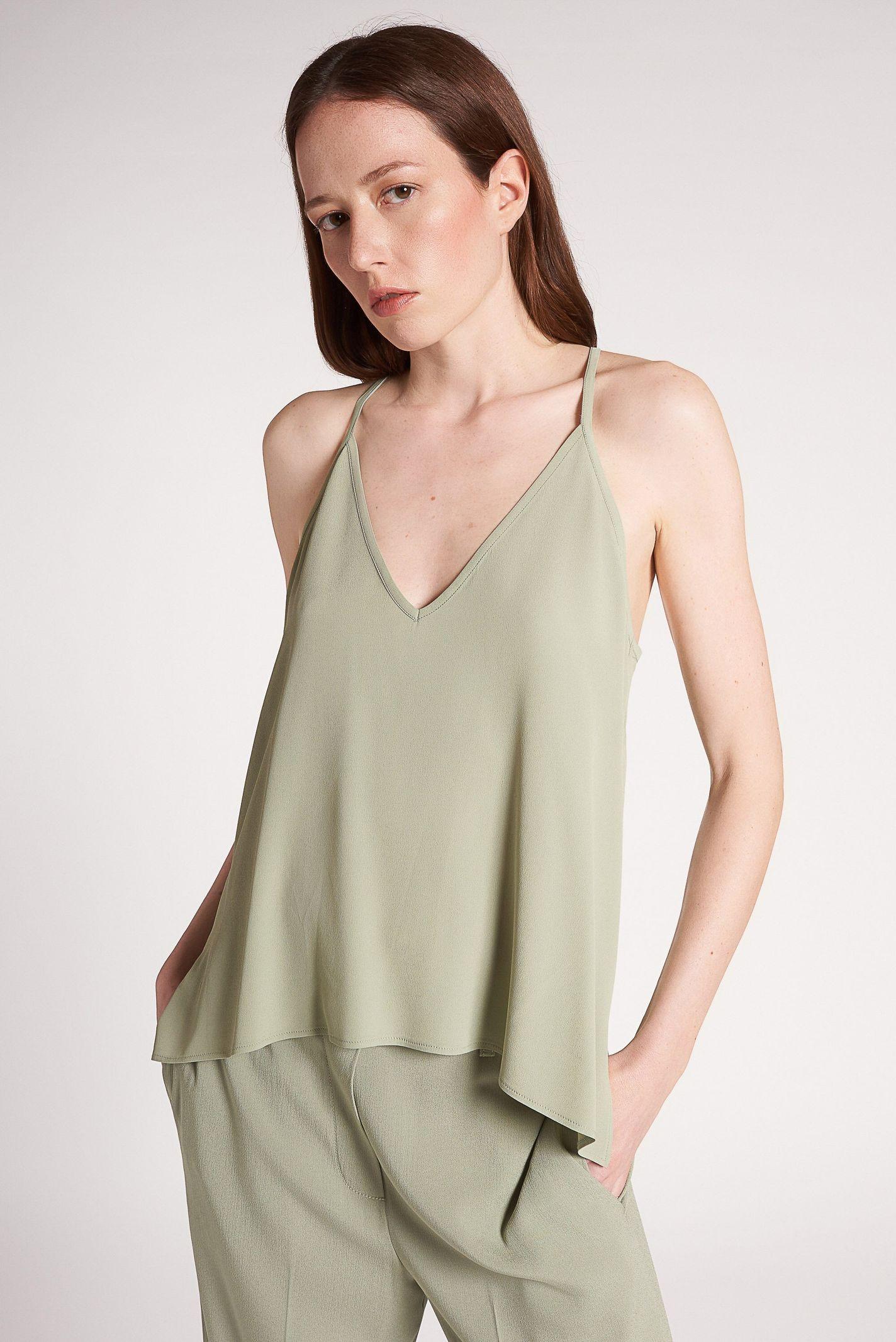 Top in crepe de chine - Carla G VAEM13D6 16 CARLA G. 