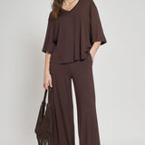 Pantalone largo in jersey - Carla G PAES20D6 09 CARLA G. 