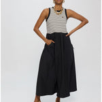 Abito bimateriale a righe - LolaCasademunt LS2616151 00N LOLA 