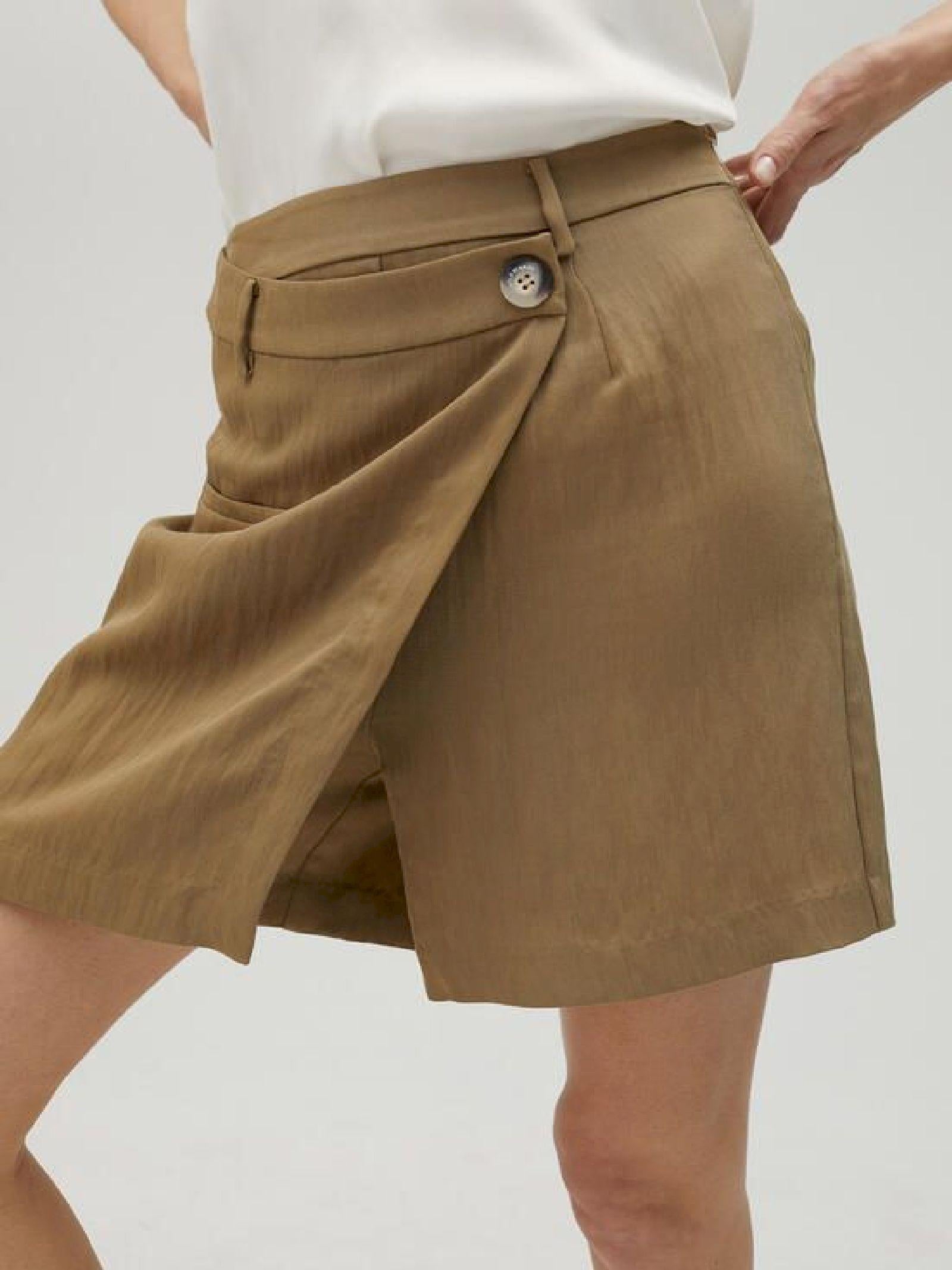Shorts con chiusura a portafoglio MS2508005 050 MAITE 