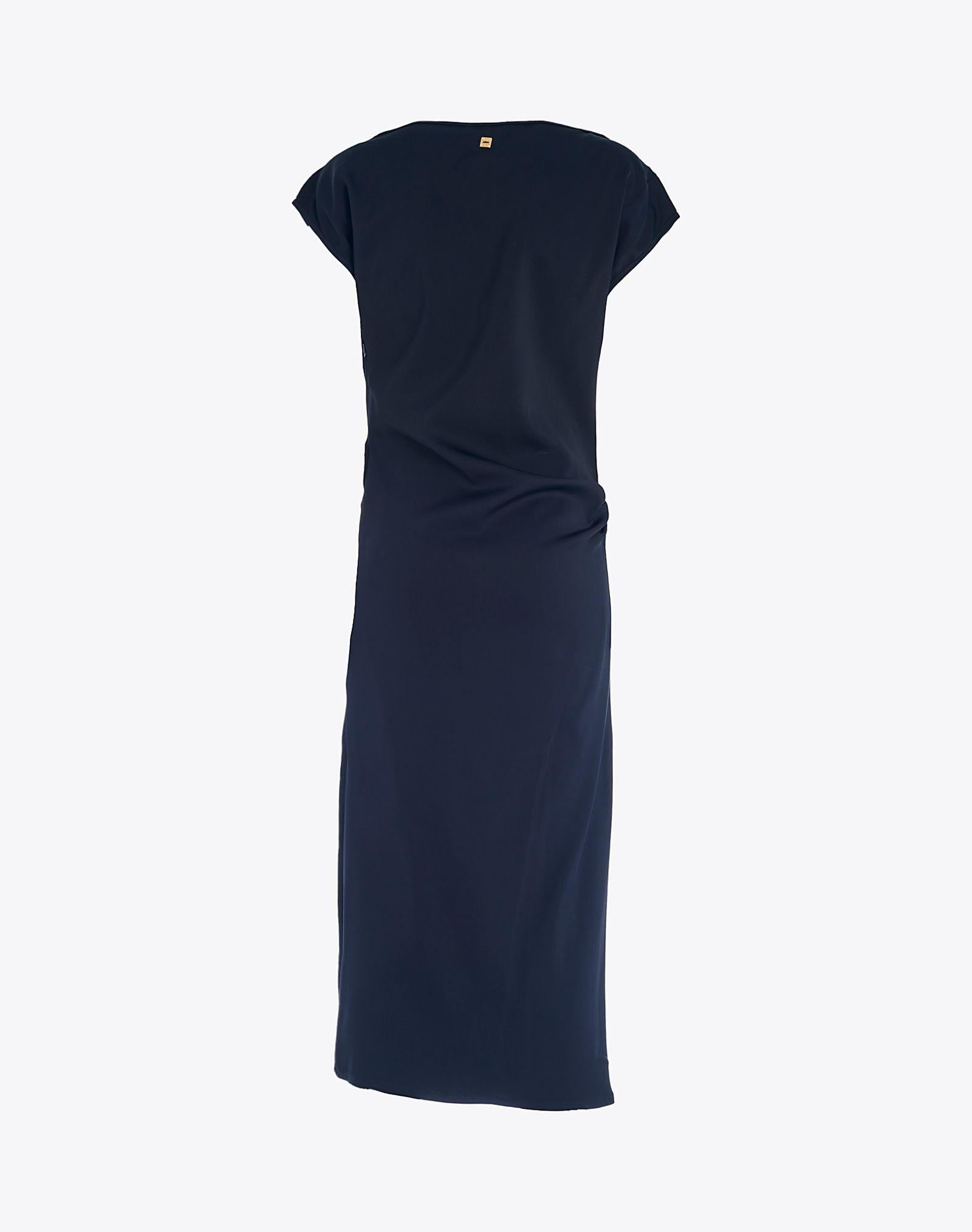Abito con drappeggio A170VU MA001 MANILA GRACE 