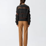 Maglione in jacquard 105688A2U3 ZI9 PINKO 