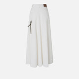 Maxi gonna con catena gioiello