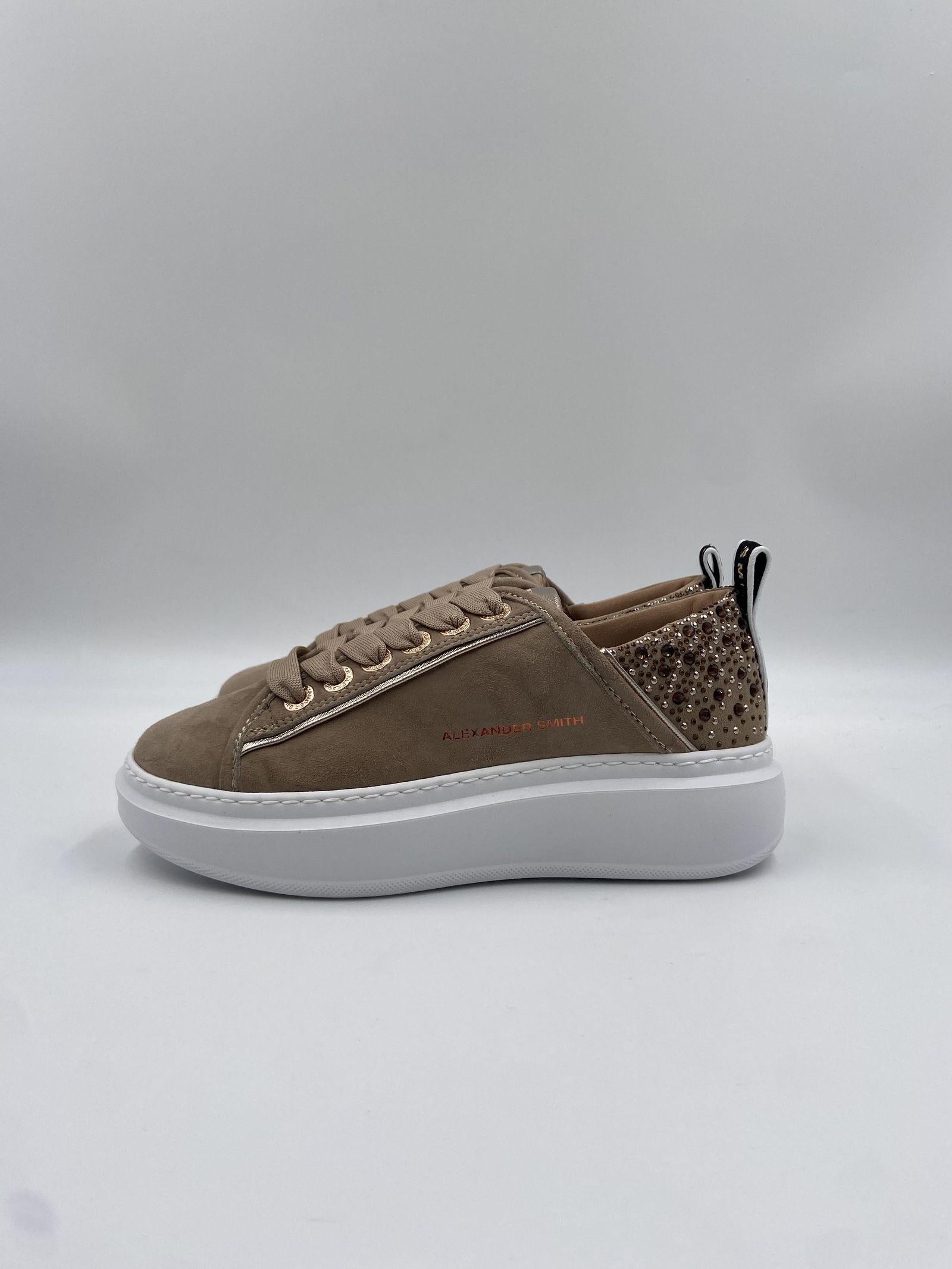 Sneakers Wembley Woman Full Strass - Alexander Smith ASBCWYW0510 CML ALEXANDER SMITH 