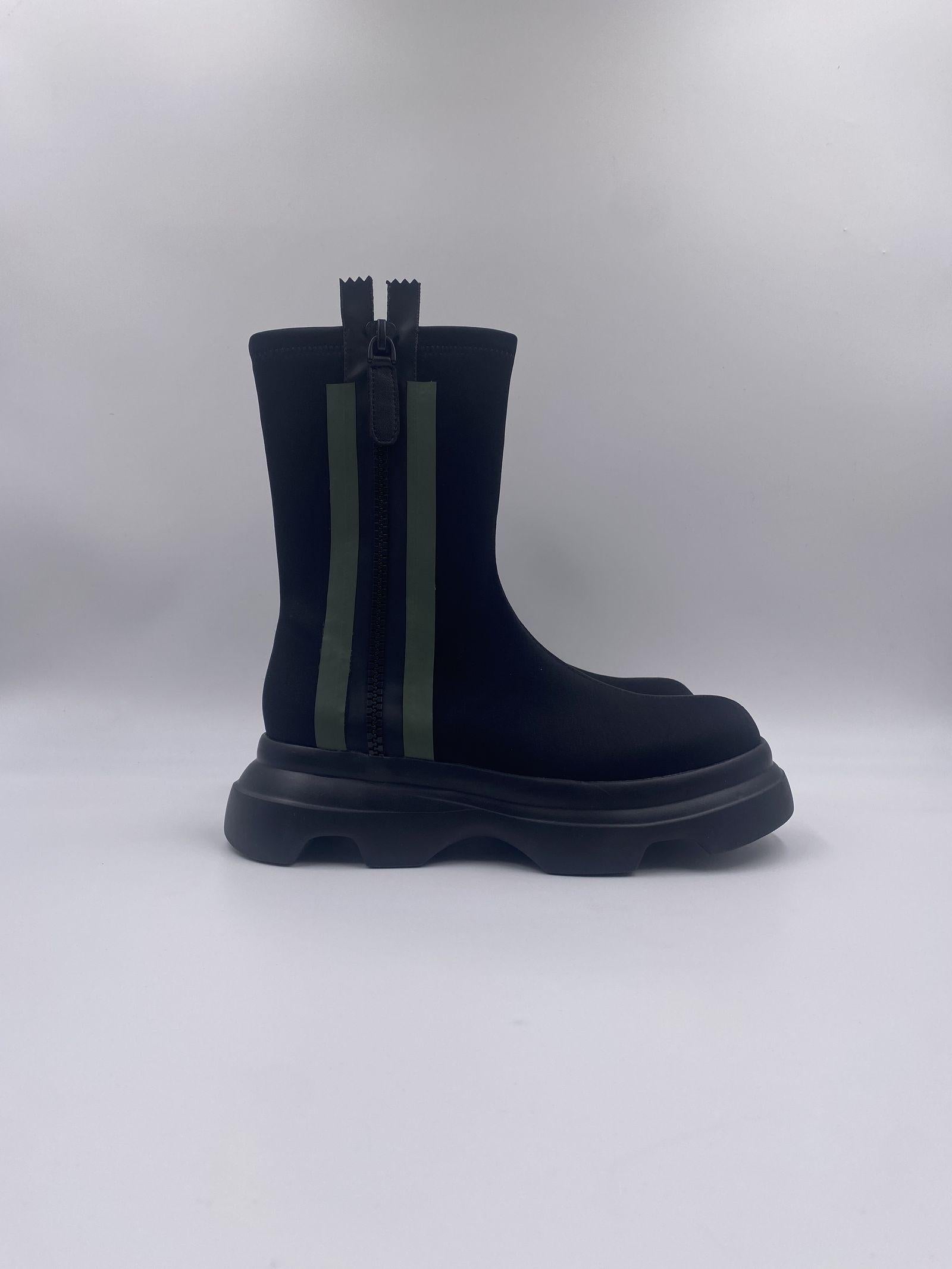 Stivale in neoprene con cerniera PJ512G NERO JEANNOT 