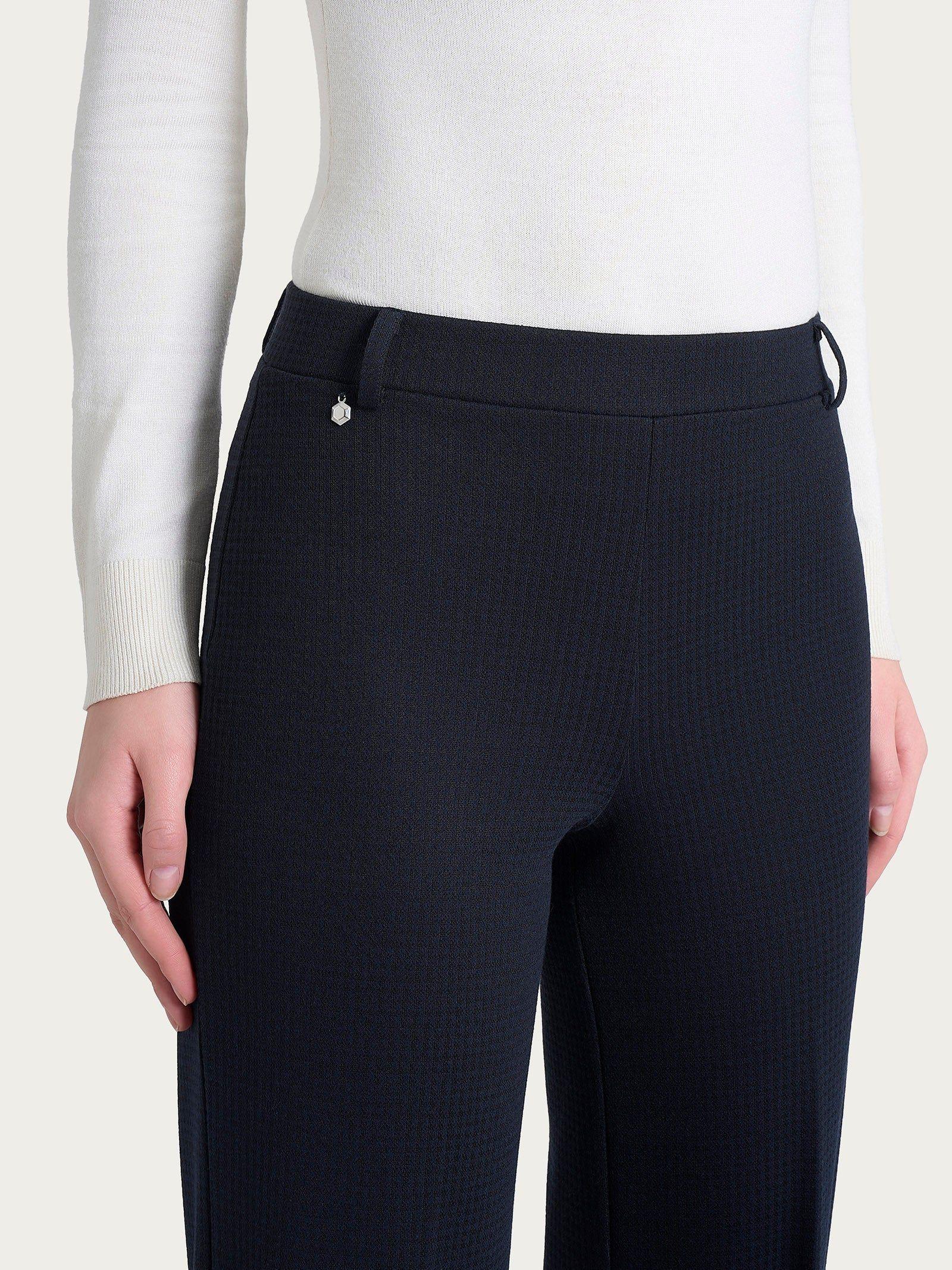 Pantalone con motivo micro check DR49PEFW25 078F RAGNO 