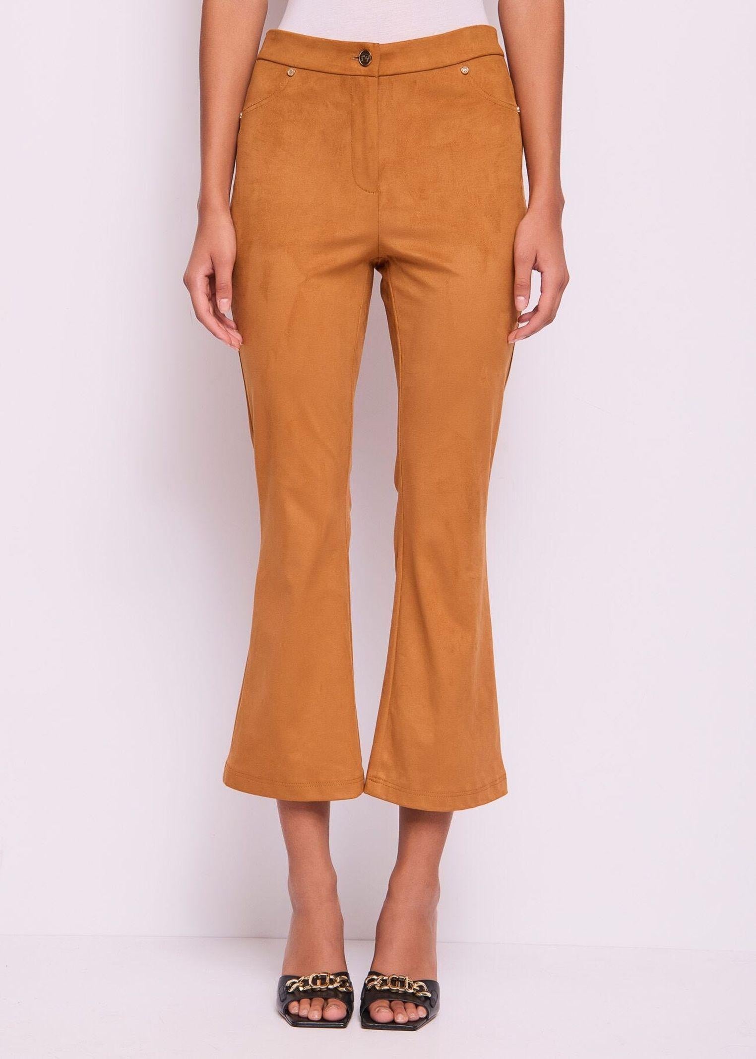 Pantalone flare cropped in dainetto 511BD28001 3366 GAUDI' 