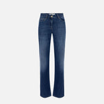 Jeans palazzo con logo - Elisabetta Franchi PJ09I56E2 104 ELISABETTA FRANCHI 