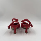 Sandalo slingback in pelle 1A4102D ROSSO VIC MATIE' 