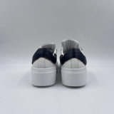 Sneakers con lacci oro
