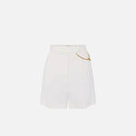 Shorts con charms - Elisabetta Franchi SH00561E2 360 ELISABETTA FRANCHI 