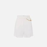 Shorts con charms - Elisabetta Franchi SH00561E2 360 ELISABETTA FRANCHI 